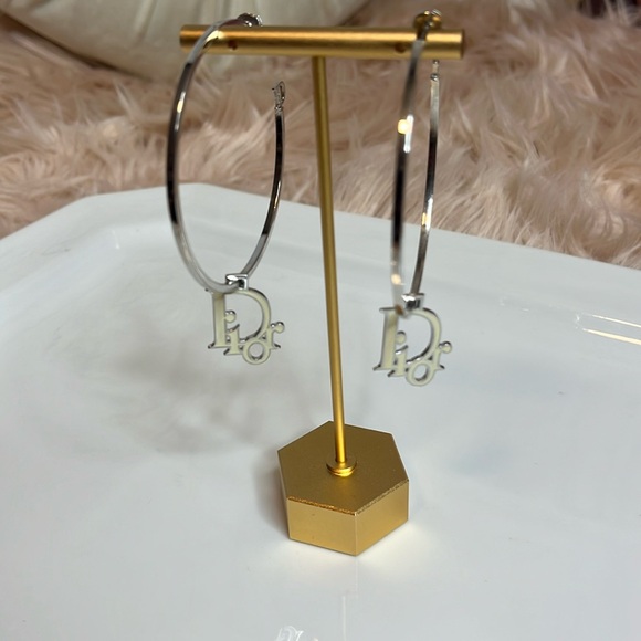 DIOR HOOPS VINTAGE - Picture 1 of 12